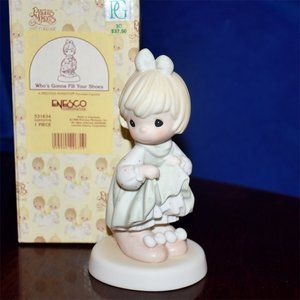 Precious Moments WHO'S GONNA FILL YOUR SHOES